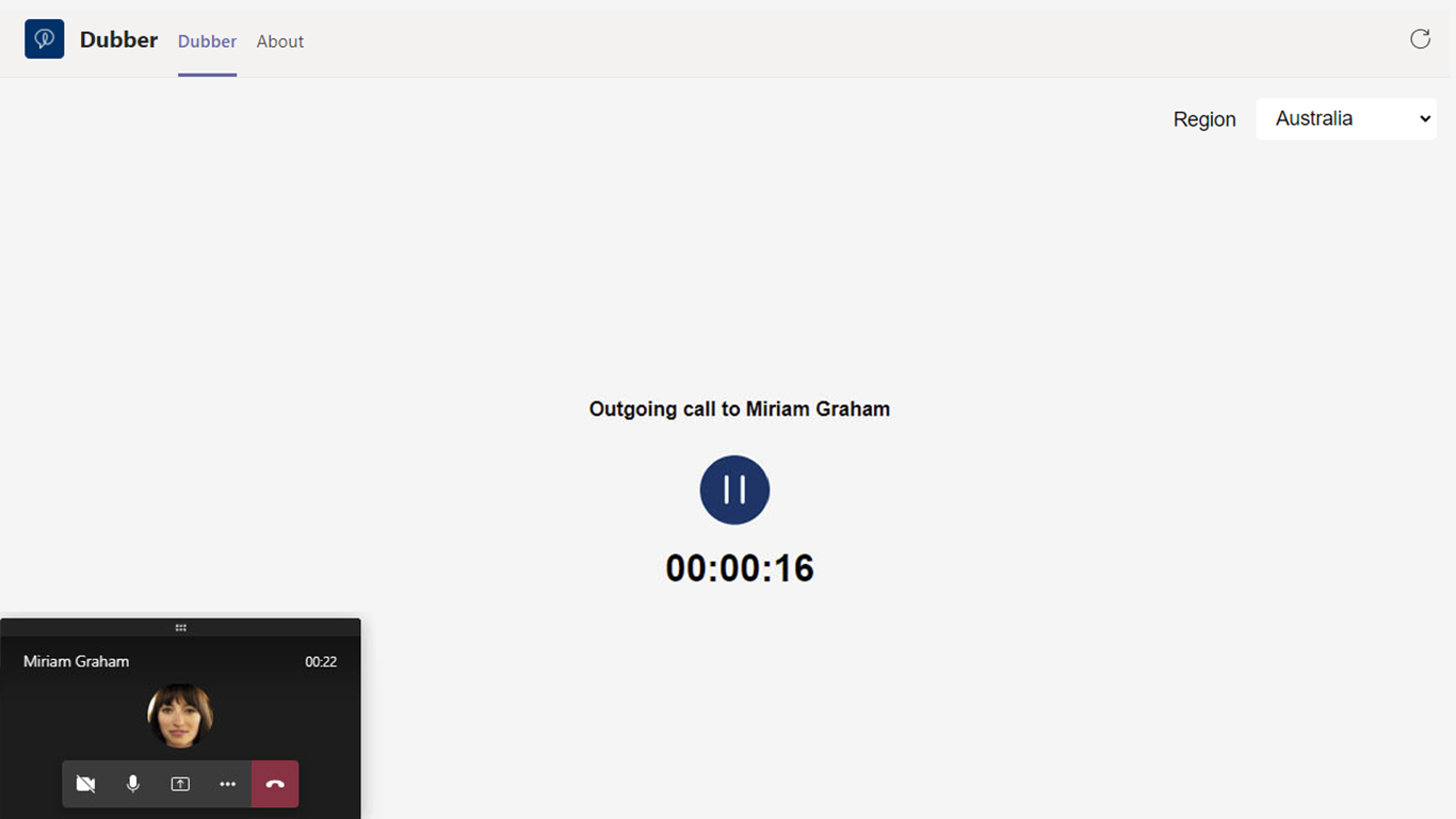 Click the “Pause/Resume” button to control whether the recording is paused.
